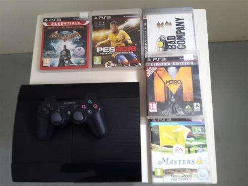 PS3 Super Slim 500Gb + 5 Games *Free postnet to postnet delivery in South Africa*